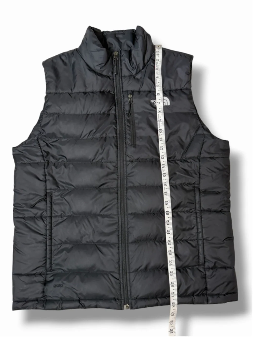 The North Face Men's Aconcagua 550 Goose Down Black Puffer Vest - Size Large